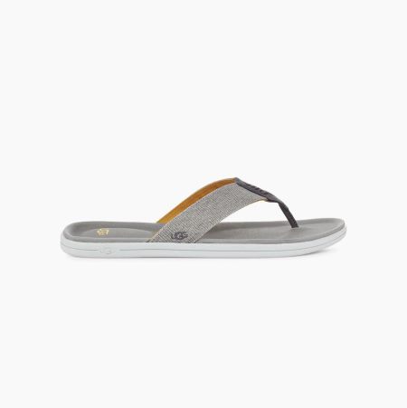 UGG Brookside Canvas - Flip Flops Herre - Lyse Blå (NO-Y774)